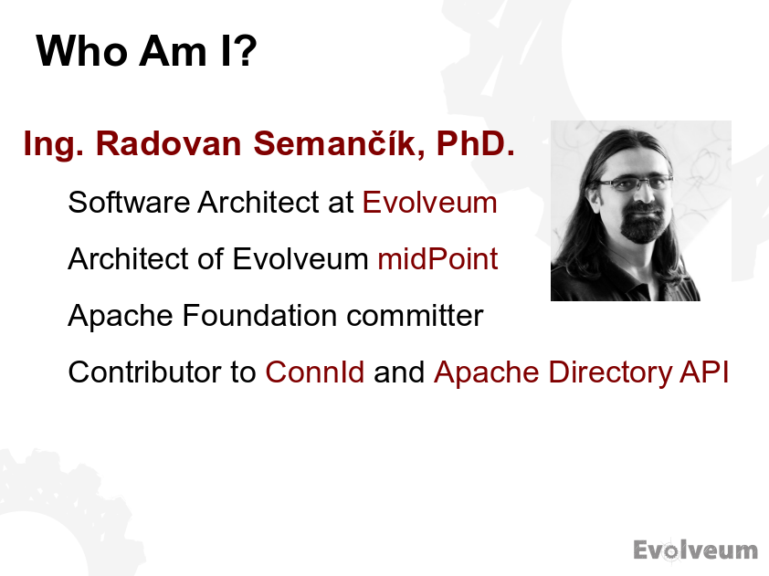 Good personal introduction slide